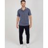 imageReal Essentials 3 Pack Mens RegularFit Ribbed Polo Shirt with Pocket Available in Big ampamp TallSet 7