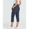 imageReal Essentials 3 Pack Womens Ribbed Capri Jogger Lounge Sweatpants with Pockets Yoga Workout Available in Plus SizeSet 2
