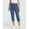 imageReal Essentials 3 Pack Womens Ribbed Capri Jogger Lounge Sweatpants with Pockets Yoga Workout Available in Plus SizeSet 6