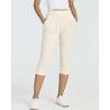 imageReal Essentials 3 Pack Womens Ribbed Capri Jogger Lounge Sweatpants with Pockets Yoga Workout Available in Plus SizeSet 6
