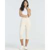 imageReal Essentials 3 Pack Womens Ribbed Capri Jogger Lounge Sweatpants with Pockets Yoga Workout Available in Plus SizeSet 6