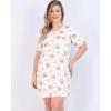 imageReal Essentials 3 Pack Womens Short Sleeve Nightgown Dress  Nightshirt Pajama Sleep Shirt Sleepwear Available In PlusSet a