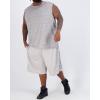 imageReal Essentials 3 ampamp 5 PackMens Dry Fit Workout Running Tank Top Gym Sleeveless Muscle Athletic Shirt Big ampamp Tall AvailableBig  Tall  Set B