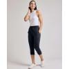 imageReal Essentials 3Pack Womens Ultra Soft Lounge Capri Joggers Sweatpants Athletic Yoga with PocketsAvailable in Plus SizeSet 8