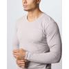imageReal Essentials 3 Pack Mens Cotton Performance Long Sleeve Crew Neck Pocket TShirt Athletic Top Available in Big ampamp TallSet 8