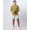 imageReal Essentials 3 Pack Mens Cotton Performance Long Sleeve Crew Neck Pocket TShirt Athletic Top Available in Big ampamp TallSet 9