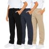 imageReal Essentials 3 Pack Boys Tech Fleece Open Bottom Sweatpants with Pockets Size 624Set 11