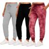 imageReal Essentials 3 Pack Womens UltraSoft ampamp Warm Fleece Joggers Sweatpants with Pocket Available in Plus SizeSet 1