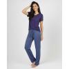 image:imageReal Essentials 2 Pack Womens Comfy Pajama Sets  Short amp Long Sleeve Ladies Loungewear Sleepwear PJs Available In PlusSet B Purple  Blue