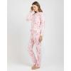 image:imageReal Essentials 2 Pack Womens Comfy Pajama Sets  Short amp Long Sleeve Ladies Loungewear Sleepwear PJs Available In PlusSet H Black  Pink