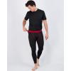 image:imageReal Essentials 3 Pack Mens Active Compression Pants  Workout Base Layer Tights Running Leggings Available in Big amp TallSet B