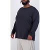 image:imageReal Essentials 3 Pack Mens Big amp Tall Tech Stretch LongSleeve amp ShortSleeve DryFit TShirt 3XT5XTLong Sleeve  Set 1