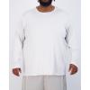 image:imageReal Essentials 3 Pack Mens Big amp Tall Tech Stretch LongSleeve amp ShortSleeve DryFit TShirt 3XT5XTLong Sleeve  Set 3