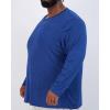 image:imageReal Essentials 3 Pack Mens Big amp Tall Tech Stretch LongSleeve amp ShortSleeve DryFit TShirt 3XT5XTLong Sleeve  Set 3