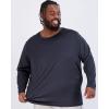 image:imageReal Essentials 3 Pack Mens Big amp Tall Tech Stretch LongSleeve amp ShortSleeve DryFit TShirt 3XT5XTLong Sleeve  Set 5