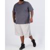 image:imageReal Essentials 3 Pack Mens Big amp Tall Tech Stretch LongSleeve amp ShortSleeve DryFit TShirt 3XT5XTShort Sleeve  Set 2