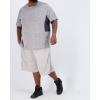 image:imageReal Essentials 3 Pack Mens Big amp Tall Tech Stretch LongSleeve amp ShortSleeve DryFit TShirt 3XT5XTShort Sleeve  Set 3