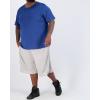 image:imageReal Essentials 3 Pack Mens Big amp Tall Tech Stretch LongSleeve amp ShortSleeve DryFit TShirt 3XT5XTShort Sleeve  Set 4