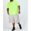 image:imageReal Essentials 3 Pack Mens Big amp Tall Tech Stretch LongSleeve amp ShortSleeve DryFit TShirt 3XT5XTShort Sleeve  Set 7