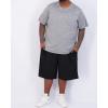 image:imageReal Essentials 3 Pack Mens Big amp Tall Tech Stretch LongSleeve amp ShortSleeve DryFit TShirt 3XT5XTShort Sleeve  Set 9