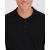 image:imageReal Essentials 3 Pack Mens Cotton Short Sleeve Henley TShirt  Casual Work Activewear Tee Set 3 4X