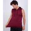 image:imageReal Essentials 3 Pack Mens DryFit Active Hooded Tank Top  Workout Sleeveless Hoodie Drawstring Available in Big amp TallSet 1