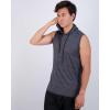image:imageReal Essentials 3 Pack Mens DryFit Active Hooded Tank Top  Workout Sleeveless Hoodie Drawstring Available in Big amp TallSet 3
