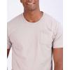 image:imageReal Essentials 4 Pack Mens Cotton Performance Short Sleeve Crew Neck Pocket TShirt Athletic Top Available in Big amp TallSet 10