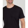 image:imageReal Essentials 4 Pack Mens Cotton Performance Short Sleeve Crew Neck Pocket TShirt Athletic Top Available in Big amp TallSet 4