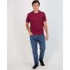image:imageReal Essentials 4 Pack Mens Cotton Performance Short Sleeve Crew Neck Pocket TShirt Athletic Top Available in Big amp TallSet 5