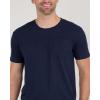 image:imageReal Essentials 4 Pack Mens Cotton Performance Short Sleeve Crew Neck Pocket TShirt Athletic Top Available in Big amp TallSet 6