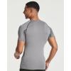 image:imageReal Essentials 4 Pack Mens Short Sleeve Compression TShirt Base Layer Undershirt Athletic Top Available in Big amp TallSet C