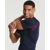 image:imageReal Essentials 4 Pack Mens Short Sleeve Compression TShirt Base Layer Undershirt Athletic Top Available in Big amp TallSet C