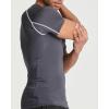 image:imageReal Essentials 4 Pack Mens Short Sleeve Compression TShirt Base Layer Undershirt Athletic Top Available in Big amp TallSet D
