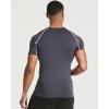 image:imageReal Essentials 4 Pack Mens Short Sleeve Compression TShirt Base Layer Undershirt Athletic Top Available in Big amp TallSet D