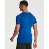image:imageReal Essentials 4 Pack Mens Short Sleeve Compression TShirt Base Layer Undershirt Athletic Top Available in Big amp TallSet F