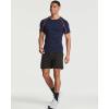 image:imageReal Essentials 4 Pack Mens Short Sleeve Compression TShirt Base Layer Undershirt Athletic Top Available in Big amp TallSet F