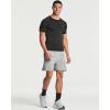 image:imageReal Essentials 4 Pack Mens Short Sleeve Compression TShirt Base Layer Undershirt Athletic Top Available in Big amp TallSet G