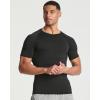 image:imageReal Essentials 4 Pack Mens Short Sleeve Compression TShirt Base Layer Undershirt Athletic Top Available in Big amp TallSet H