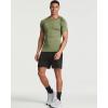 image:imageReal Essentials 4 Pack Mens Short Sleeve Compression TShirt Base Layer Undershirt Athletic Top Available in Big amp TallSet H