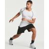 image:imageReal Essentials 4 Pack Mens Short Sleeve Compression TShirt Base Layer Undershirt Athletic Top Available in Big amp TallSet J