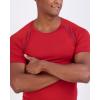 image:imageReal Essentials 4 Pack Mens Short Sleeve Compression TShirt Base Layer Undershirt Athletic Top Available in Big amp TallSet K