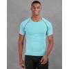 image:imageReal Essentials 4 Pack Mens Short Sleeve Compression TShirt Base Layer Undershirt Athletic Top Available in Big amp TallSet K