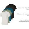image:imageReal Essentials 5 Pack Mens 100 Cotton Casual TShirts Plain Jersey Shirts Fashion Tees Big amp Tall AvailableSet 6