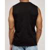 image:imageReal Essentials 5 Pack Mens Cotton Sleeveless Crewneck Tank Top Casual Shirts Tees Big amp Tall AvailableSet 1