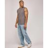 image:imageReal Essentials 5 Pack Mens Cotton Sleeveless Crewneck Tank Top Casual Shirts Tees Big amp Tall AvailableSet 2