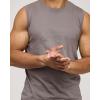 image:imageReal Essentials 5 Pack Mens Cotton Sleeveless Crewneck Tank Top Casual Shirts Tees Big amp Tall AvailableSet 4