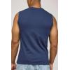 image:imageReal Essentials 5 Pack Mens Cotton Sleeveless Crewneck Tank Top Casual Shirts Tees Big amp Tall AvailableSet 7