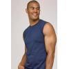 image:imageReal Essentials 5 Pack Mens Cotton Sleeveless Crewneck Tank Top Casual Shirts Tees Big amp Tall AvailableSet 8