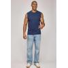 image:imageReal Essentials 5 Pack Mens Cotton Sleeveless Crewneck Tank Top Casual Shirts Tees Big amp Tall AvailableSet 8
